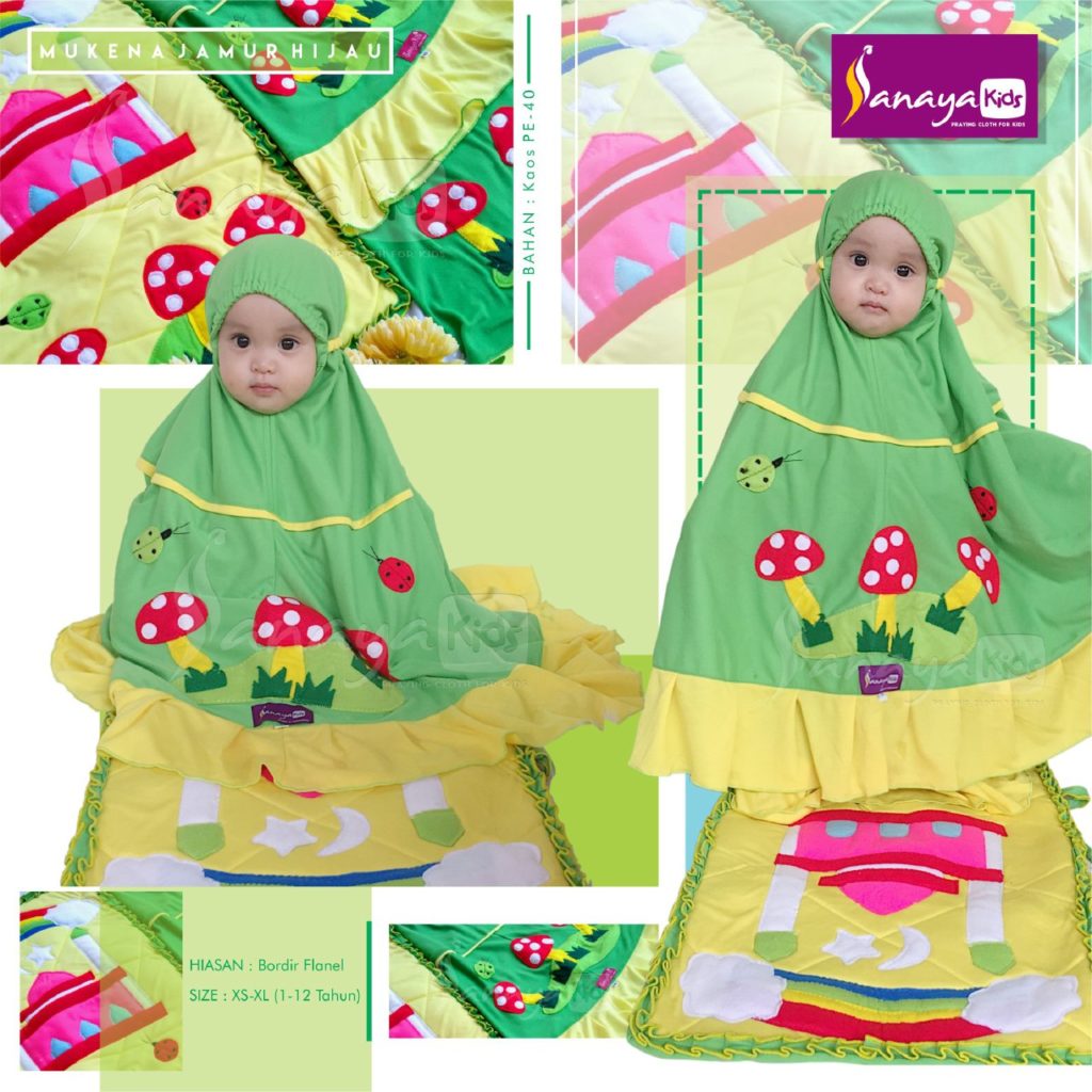 Sanaya Kids Collection Mukena Anak Mukena Terusan Sarung Anak