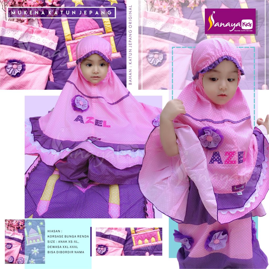 Mukena Anak Katun Jepang