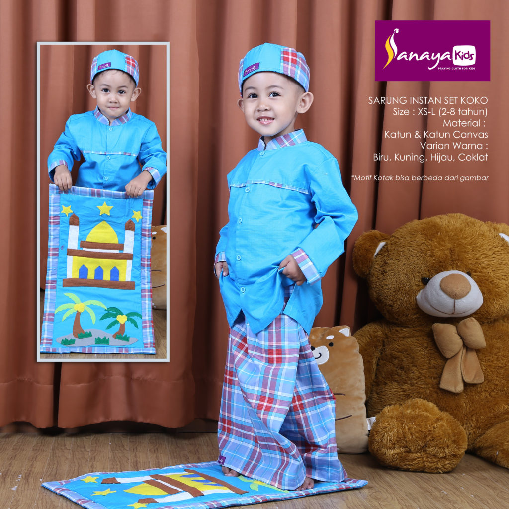 sarung-anak-instan-set-koko-biru1