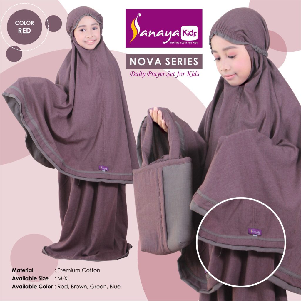 Mukena Anak Harian bahan katun