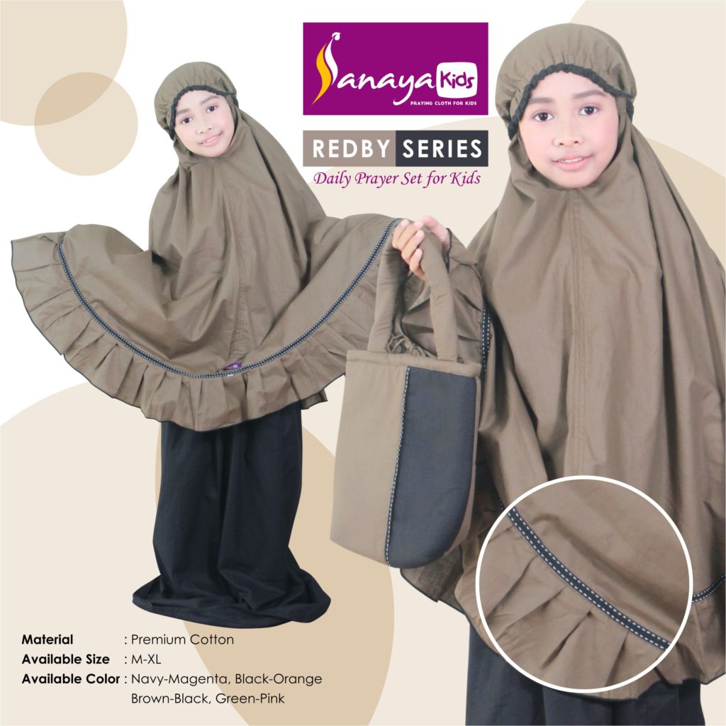 Mukena Anak Harian bahan katun