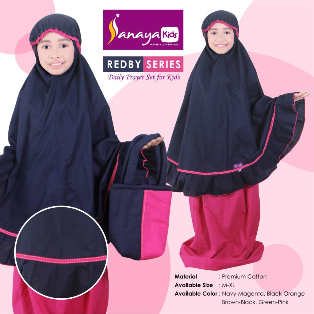 Mukena Anak Harian bahan katun