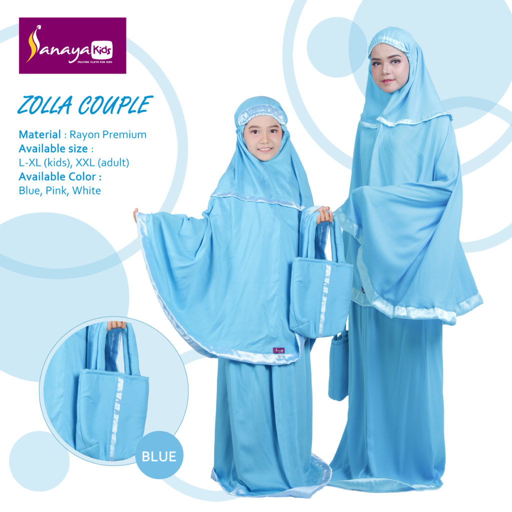 Mukena Couple Sarimbit ibu dan Anak 