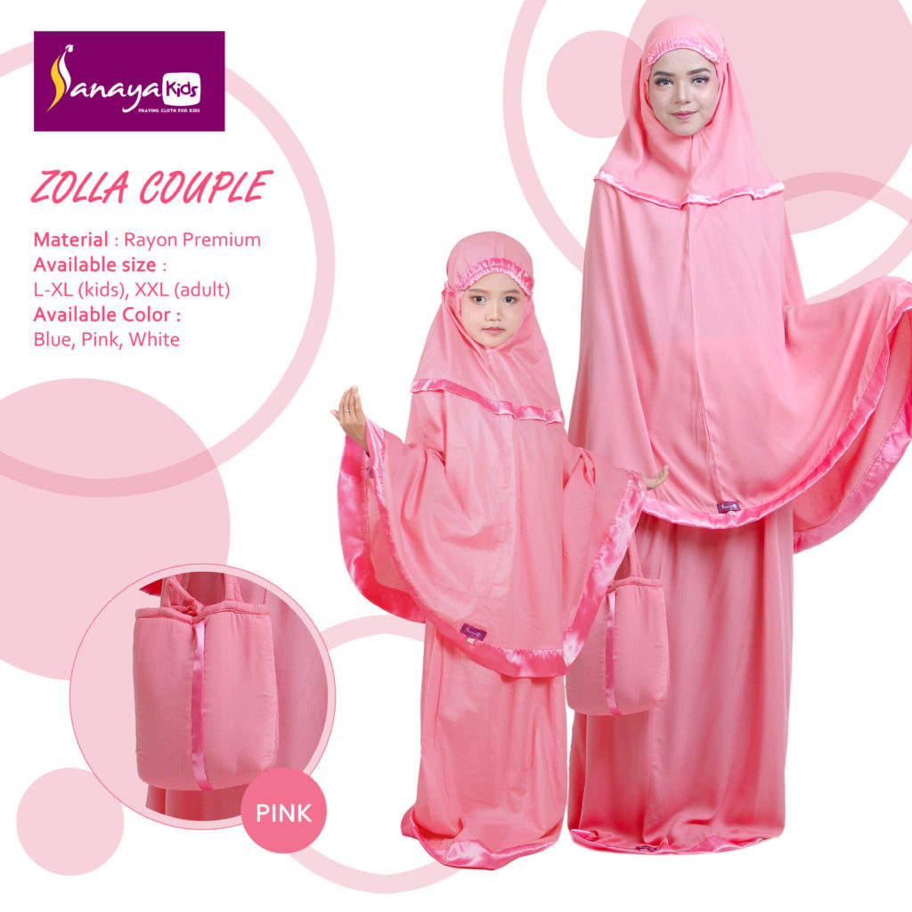 Mukena Couple Sarimbit ibu dan Anak 